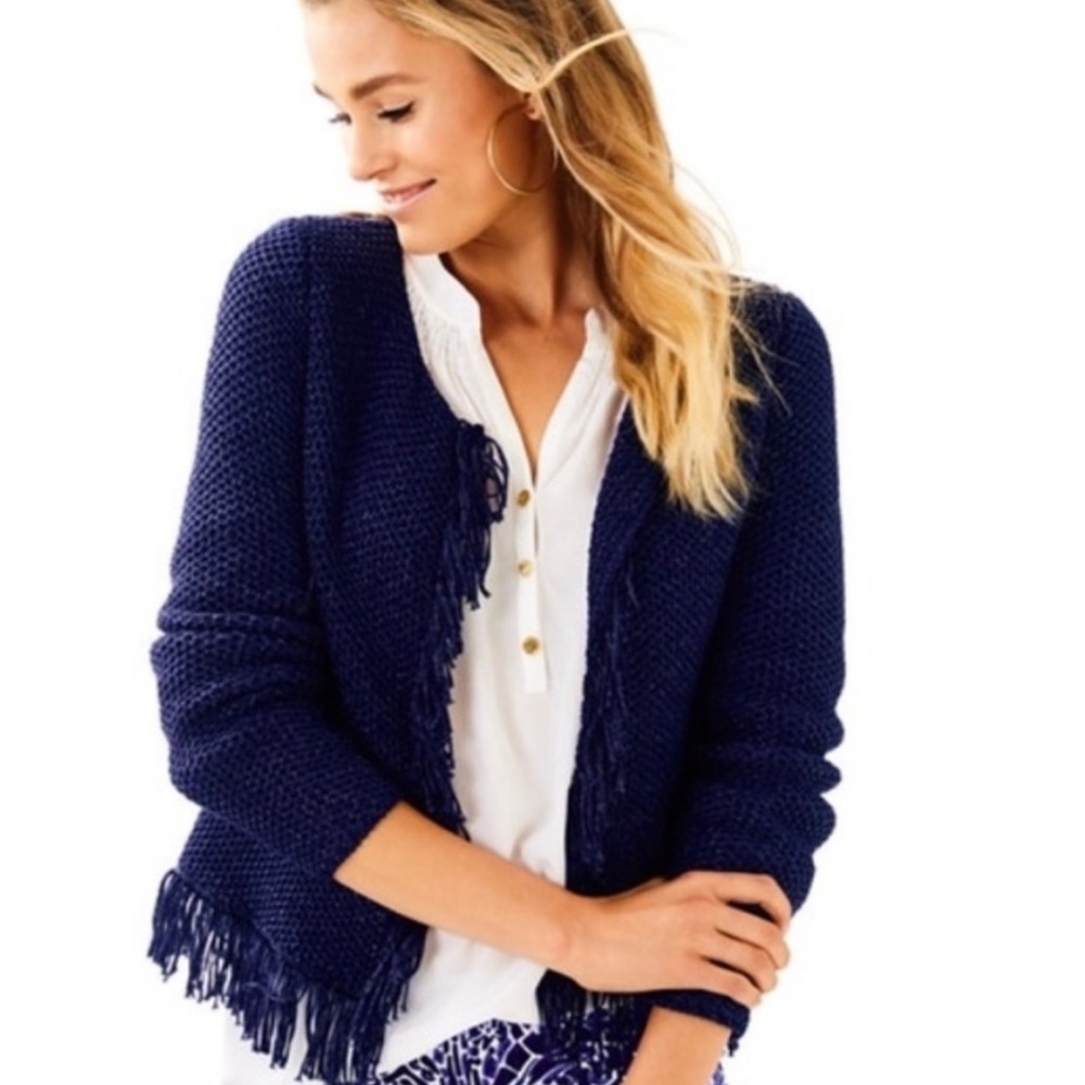 Lilly Pulitzer Luanna Cardigan size XL